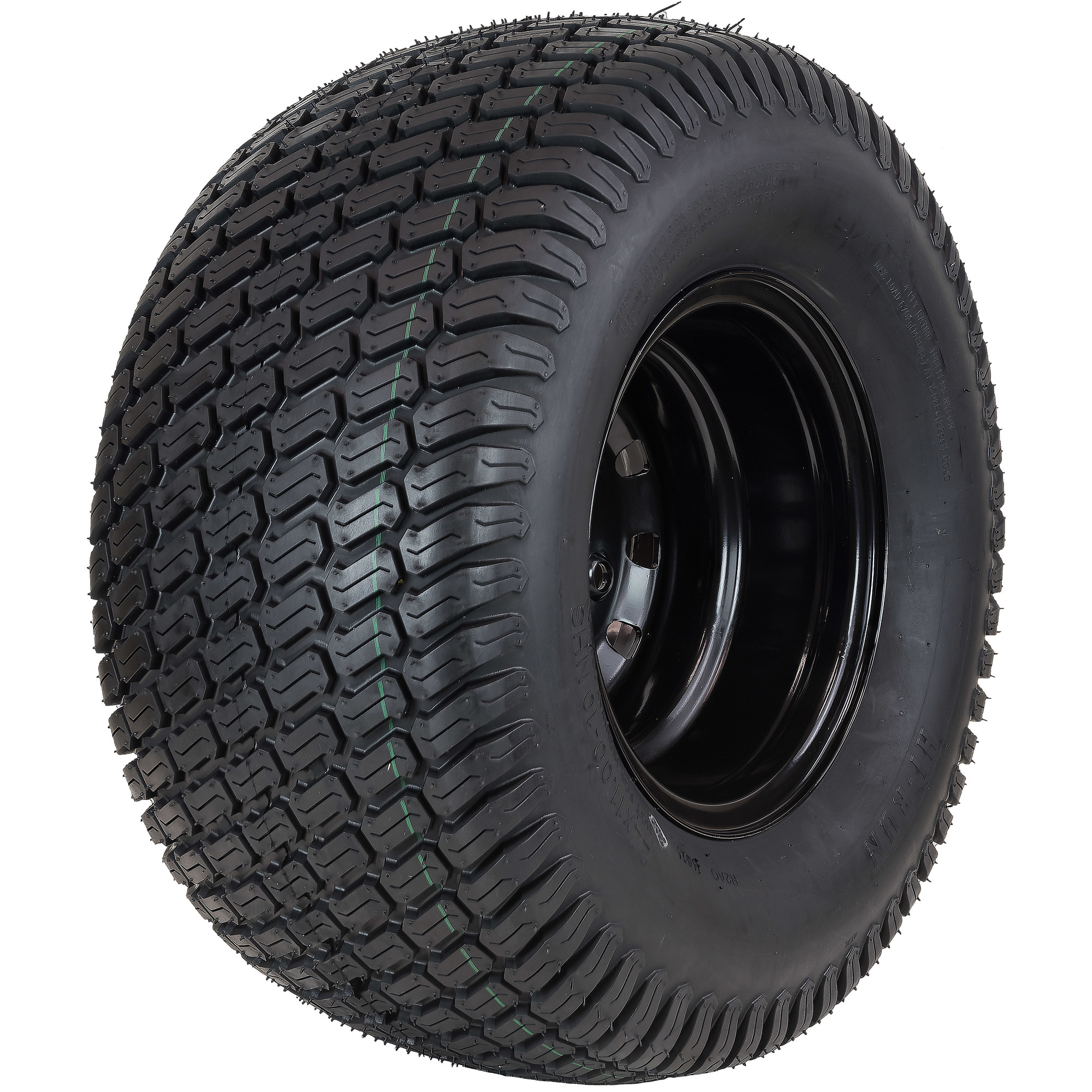 HI-RUN, LG Tire Assembly, Black Rim, Tire Size 22X11-10 Load Range Rating B, Bolt Holes (qty.) 4 Model# ASB1215